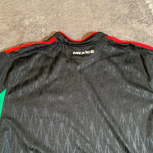 Gool Juvenil Mexico National Team Soccer Jersey Kids Black Green Red El Tri - Picture 7 of 9
